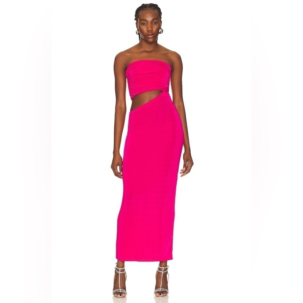 New! NBD Women's Arielle Maxi Dress in Fuchsia 🩷 Small NWT